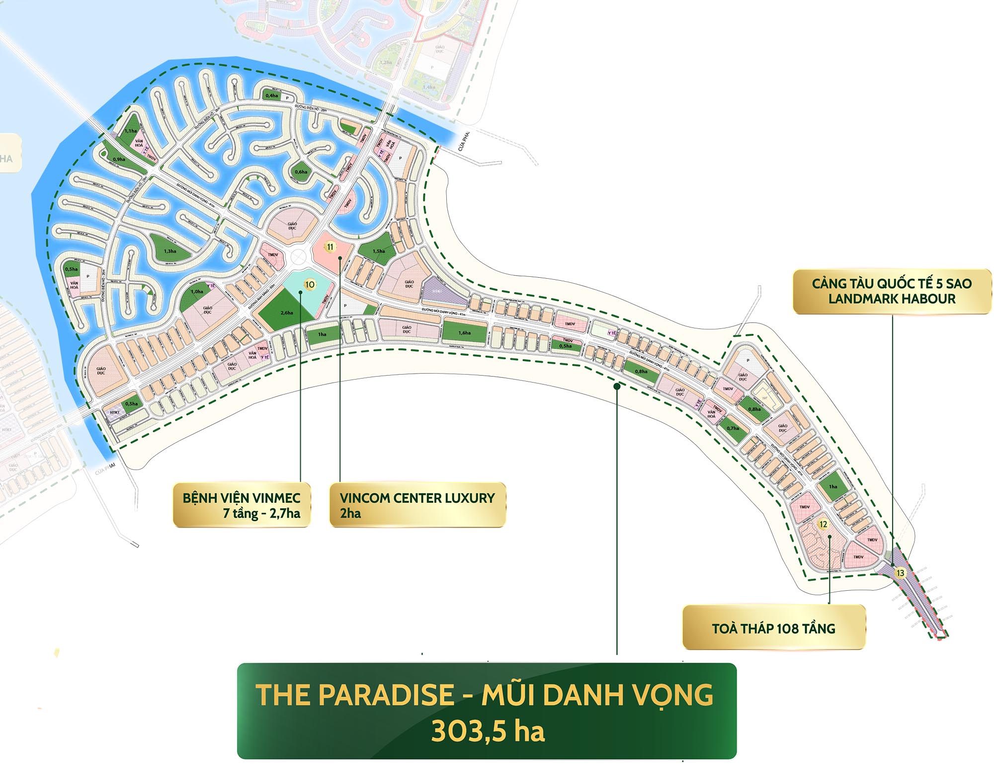 Khu C – The Paradise Vinhomes Green Paradise Cần Giờ
